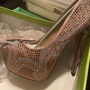 Sparkling Champagne Heels